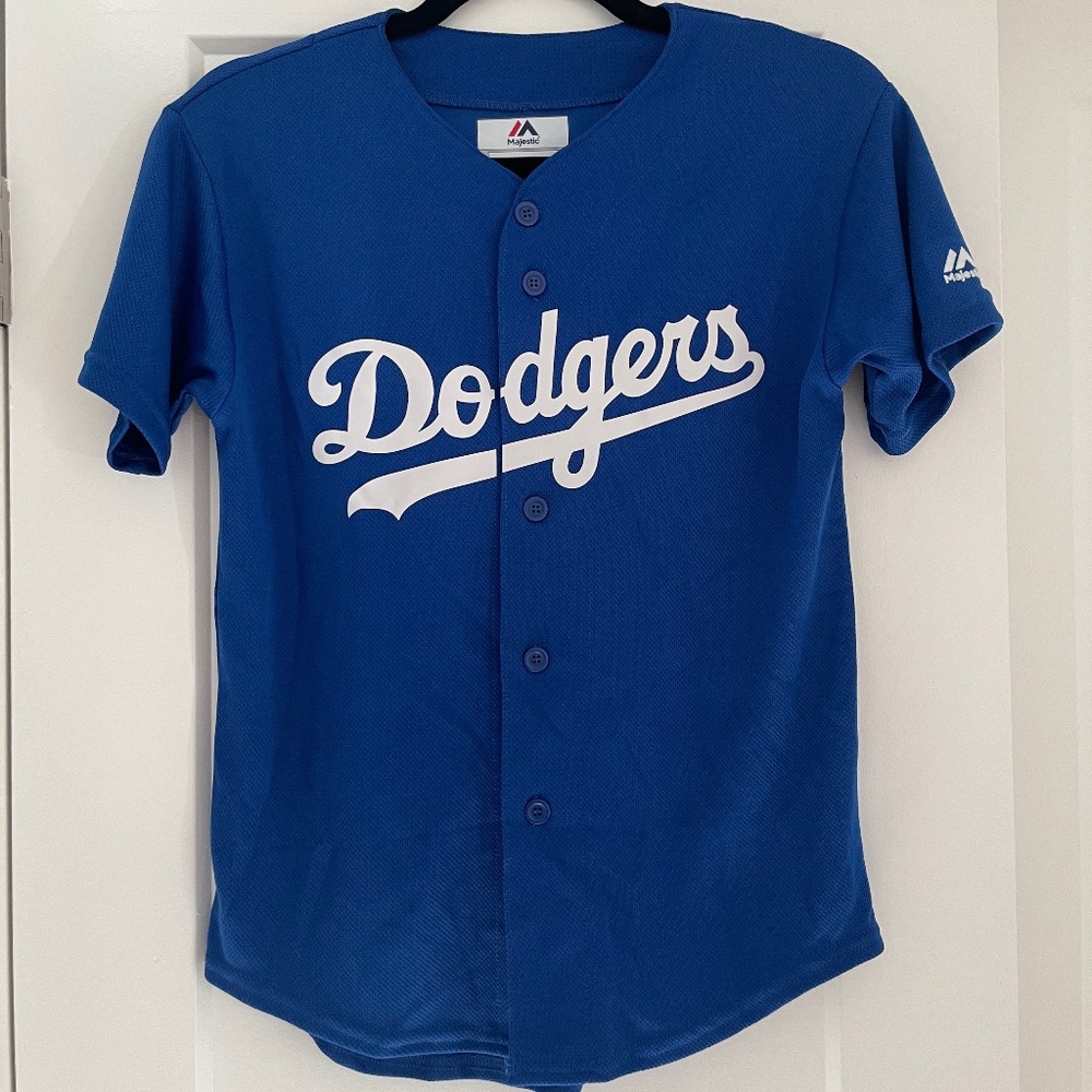Youth Dodgers Baseball Jersey Size M